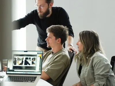 Lead Capital Group team at work in the office